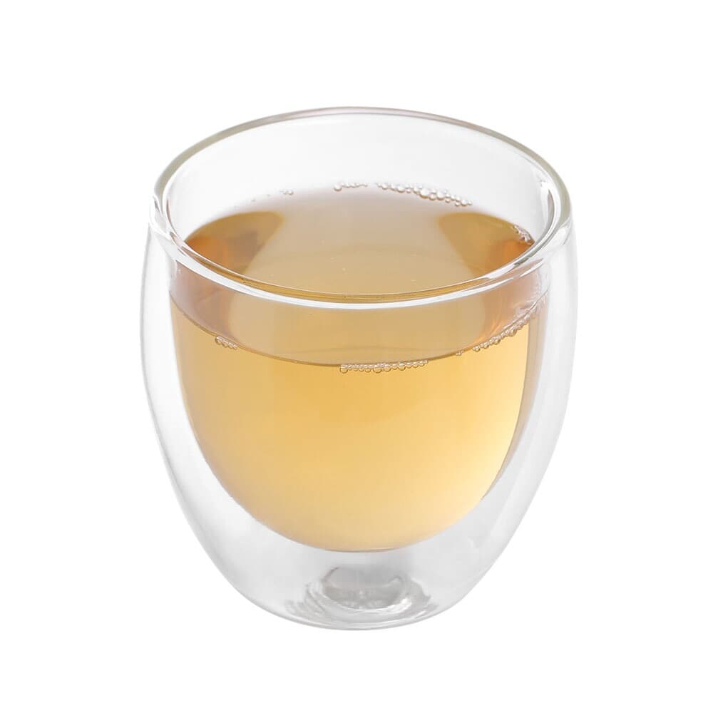 [로하티]블리스 이중 유리컵(180ml) 홈카페 투명잔