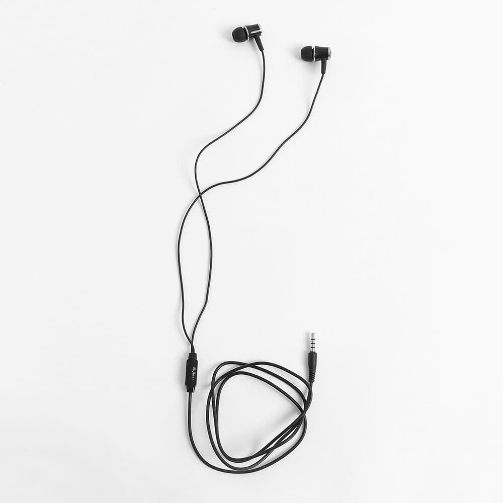 플로우 커널형 이어폰(블랙)/ 무통증 핸즈프리