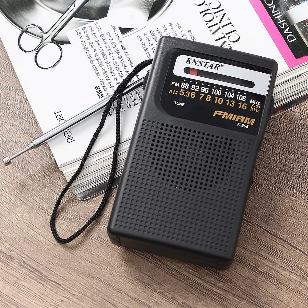 시그널 AMFM 휴대 라디오(블랙) /미니 효도라디오