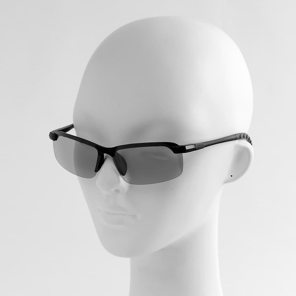 편광 변색 스포츠 선글라스(블랙)/ 운전 스포글라스