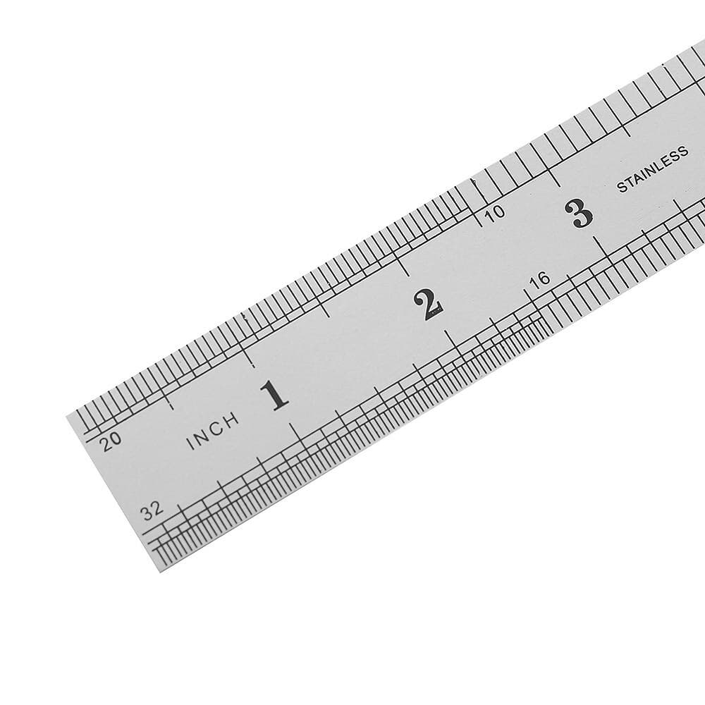 양면 눈금 스틸자 재단 제도용 스텐 컷팅자 20cm