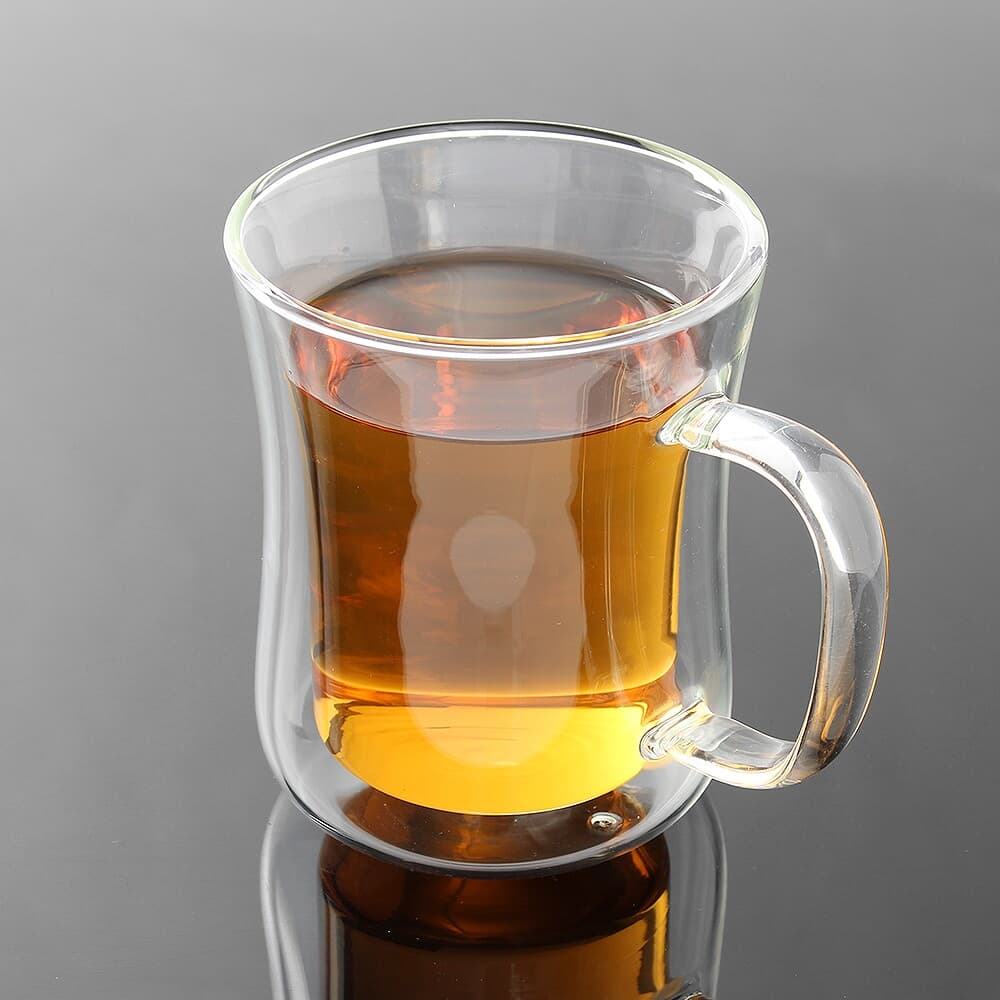 [로하티]벨르 이중유리컵/ 내열유리 홈카페 음료잔
