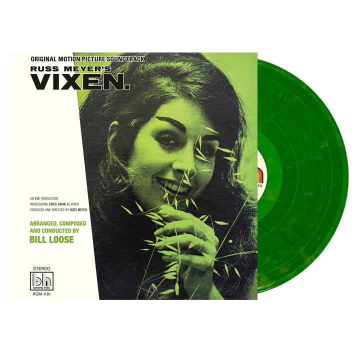 빅슨! 영화 음악 (Russ Meyer's Vixen! OST by Bill Loose 빌 루스) [네온 그린 컬러 LP] 