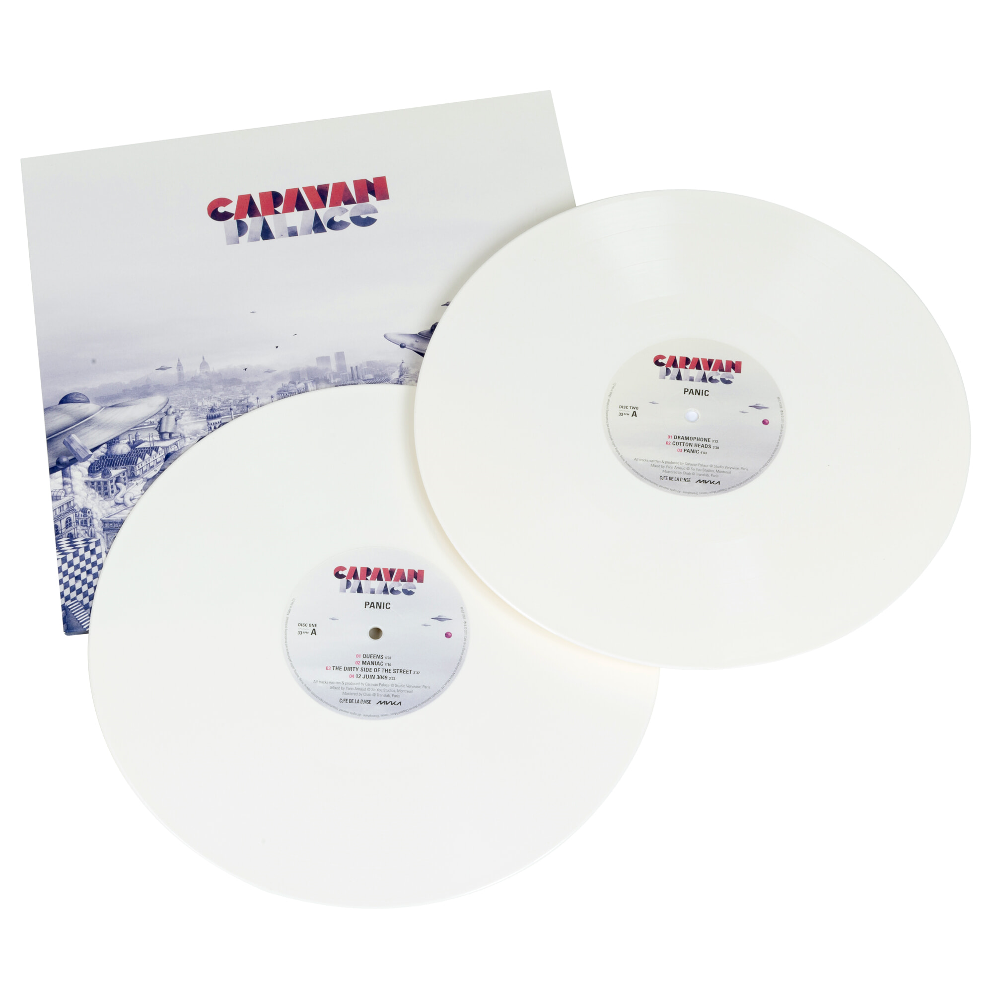 Caravan Palace (카라반 팰리스) - 2집 Panic [화이트 컬러 2LP] 