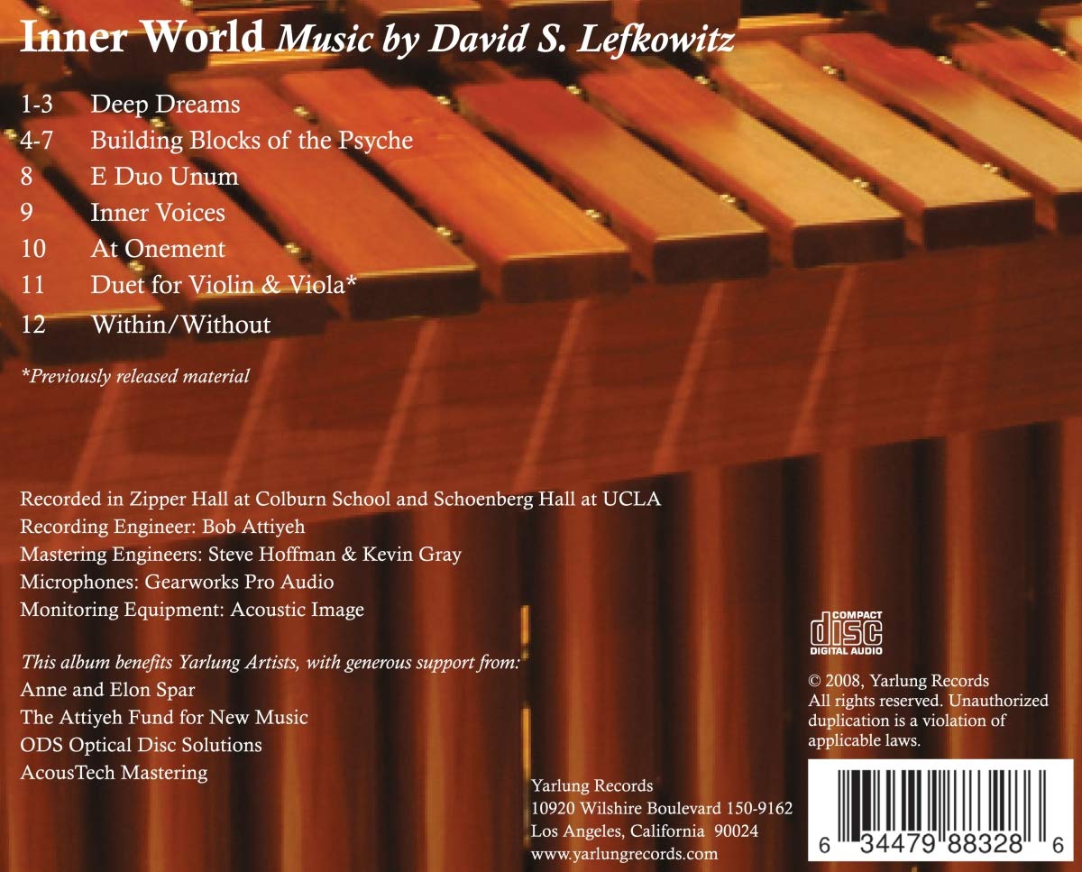 레프코비츠: 내면의 세계 (Music of David S. Lefkowitz - Inner Wolrd) 