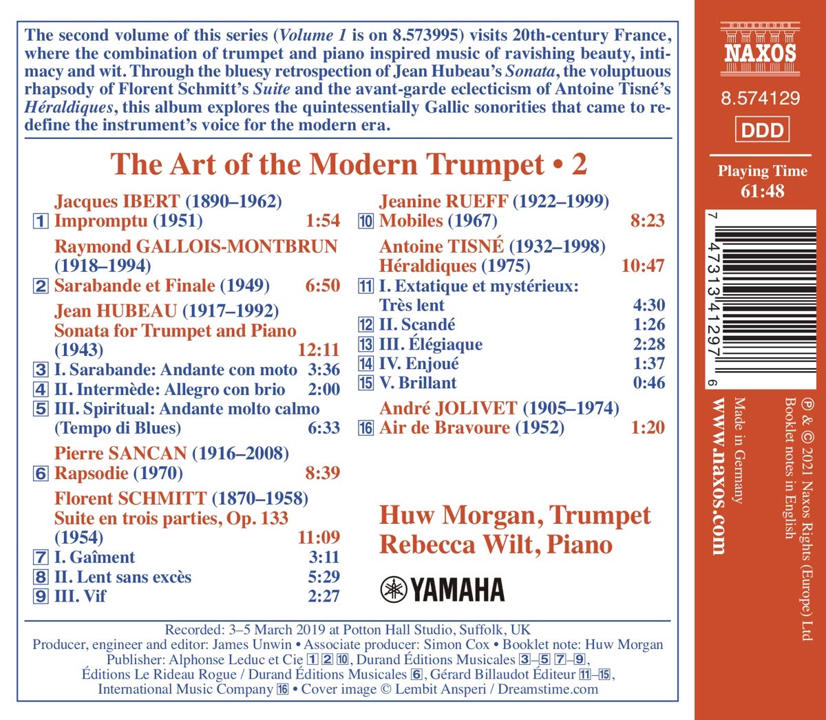 Huw Morgan 현대 트럼펫의 예술 2집 (The Art of the Modern Trumpet Vol. 2) 