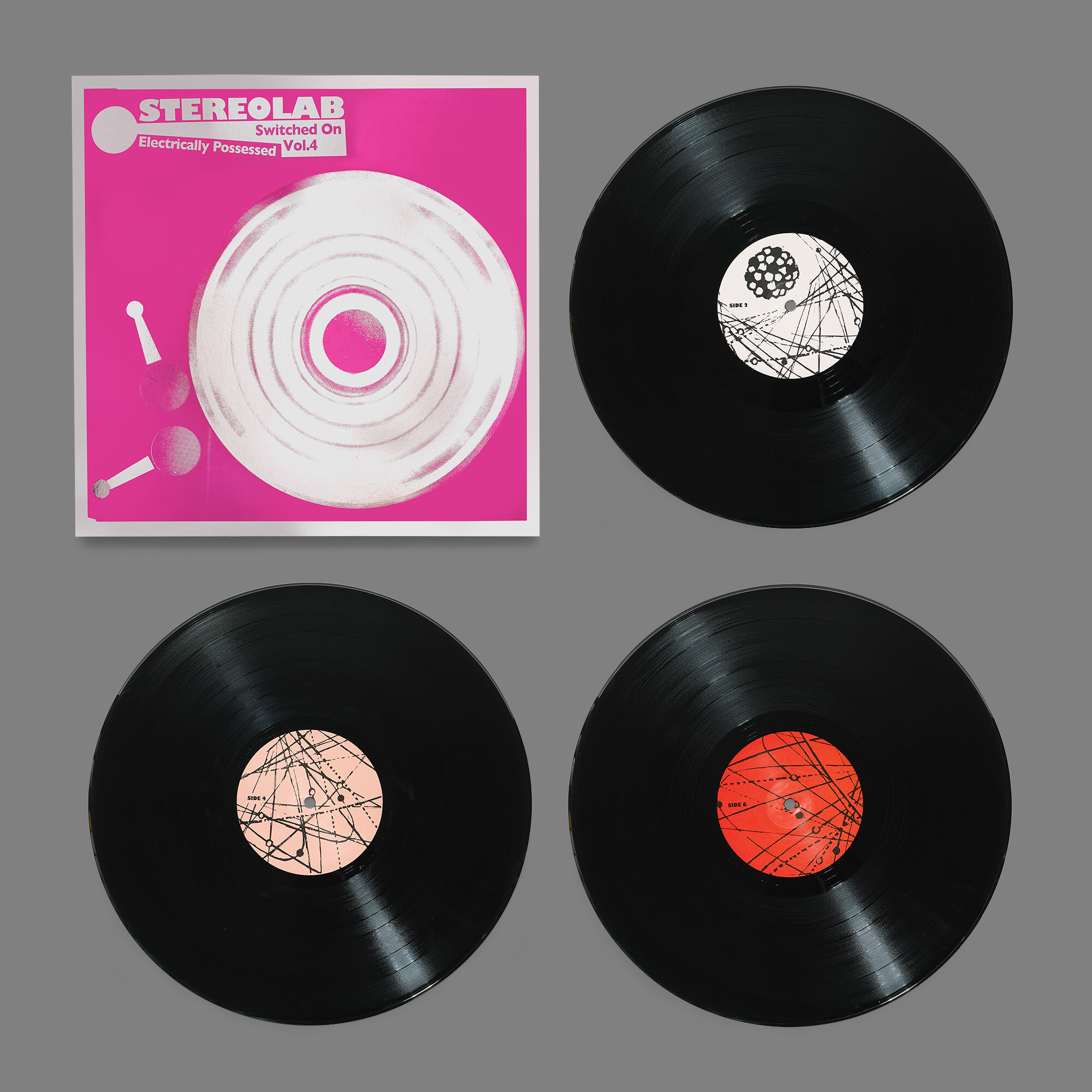 Stereolab (스테레오랩) - Electrically Possessed: Switched On Volume 4 [3LP] 