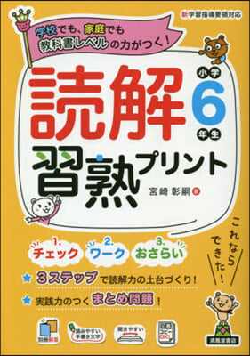 讀解習熟プリント 小學6年生