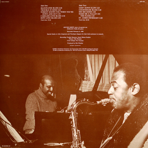 Archie Shepp & Horace Parlan (아치 셰프 앤 호레이스 팔란) - Trouble In Mind [LP] 