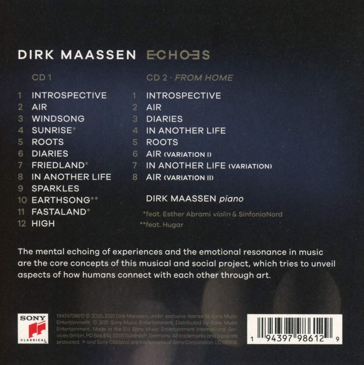 Dirk Maassen (더크 마센) - Echoes 