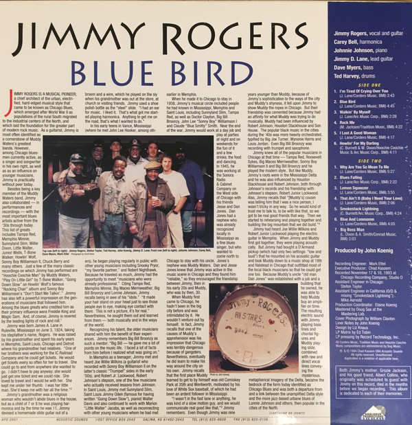 Jimmy Rogers (지미 로저스) - Blue Bird [2LP] 