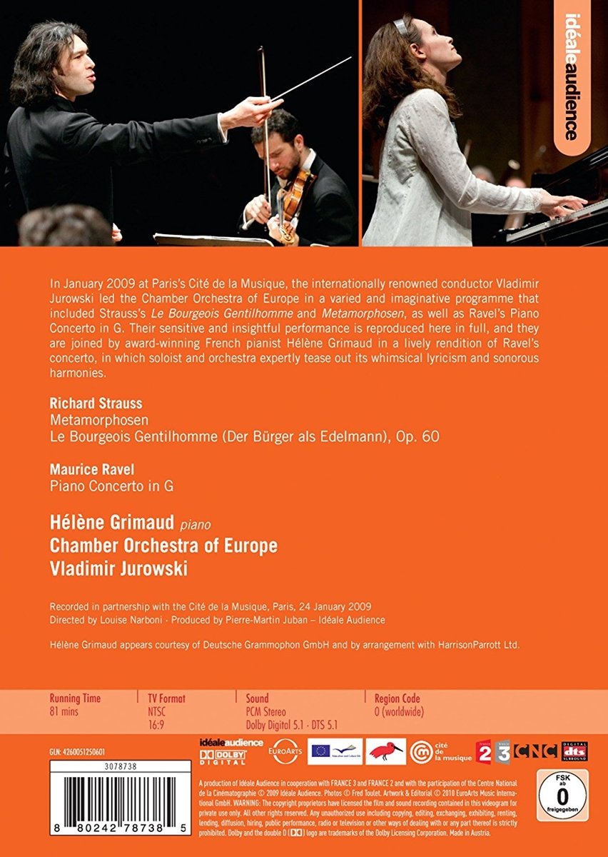 Helene Grimaud / Vladimir Jurowski 라벨: 피아노 협주곡 / R.슈트라우스: 메타모포젠 (Ravel: Piano Concerto / R.Strauss: Metamorphosen) - 엘렌 그리모 / 블라디미르 유롭스키 