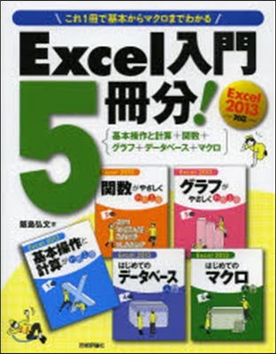 Excel入門5冊分! 基本操作と計算+