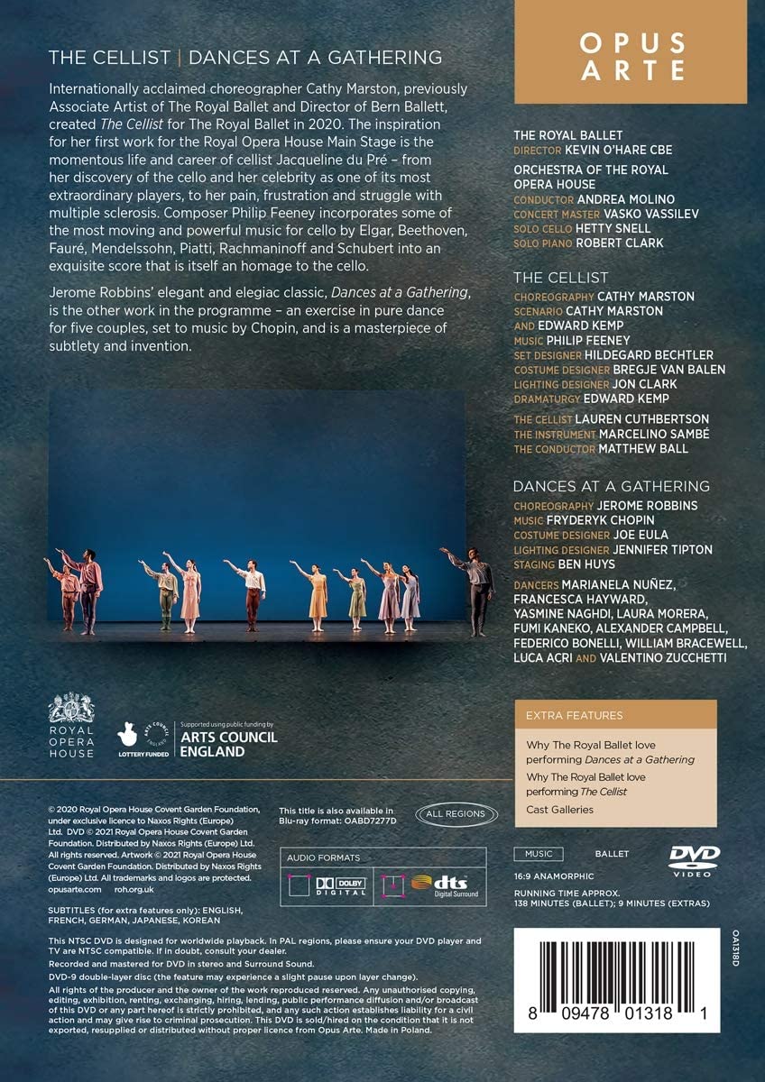 The Royal Ballet 제롬 로빈슨: '모임에서의 춤' / 캐시 마스턴: '첼리스트' (Jerome Robbins: Dances at a Gathering / Cathy Marston: The Cellist) 