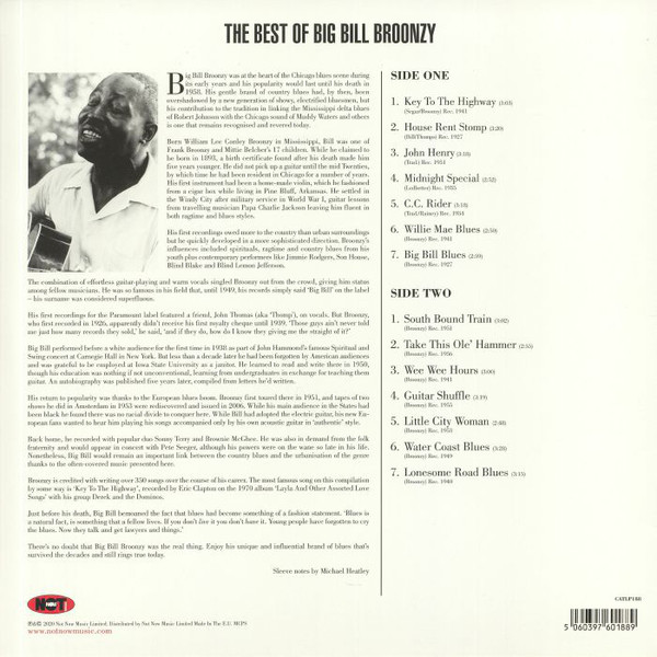 Big Bill Broonzy (빅 빌 브룬지) - The Best Of Big Bill Broonzy [LP] 