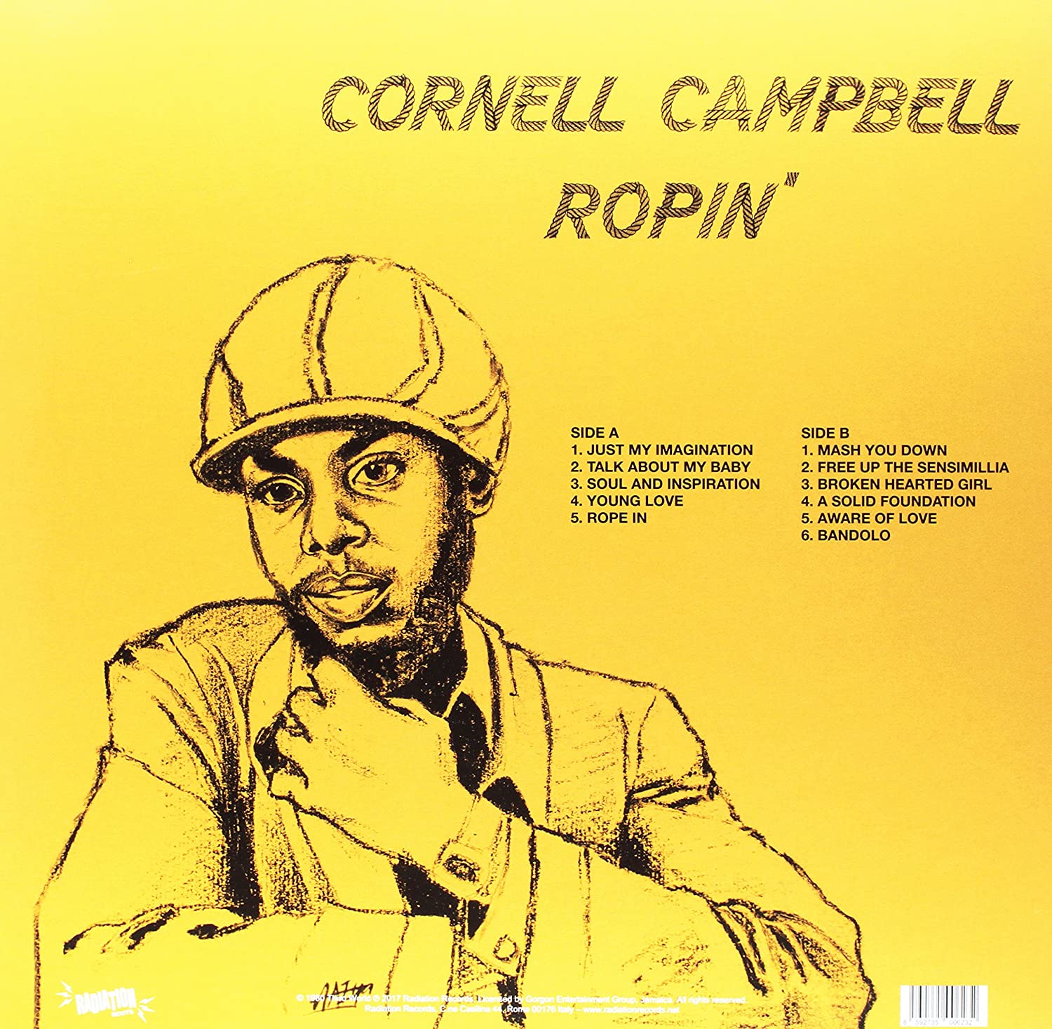 Cornell Campbell (코넬 캠프벨) - Ropin' [LP] 