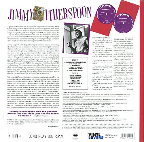 Jimmy Witherspoon (지미 위더스푼) - Jimmy Witherspoon [LP] 