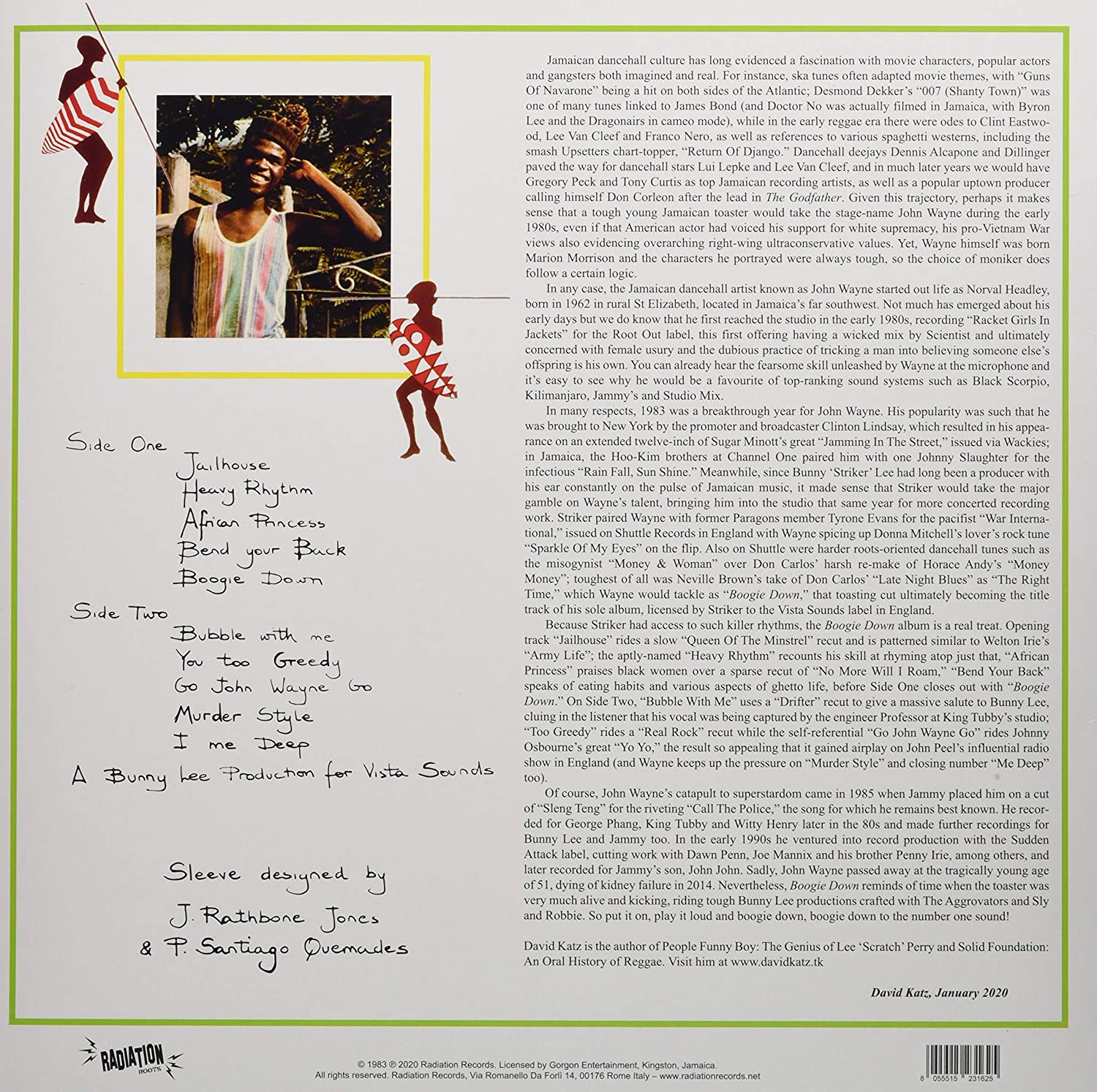 John Wayne (존 웨인) - Boogie Down [LP] 
