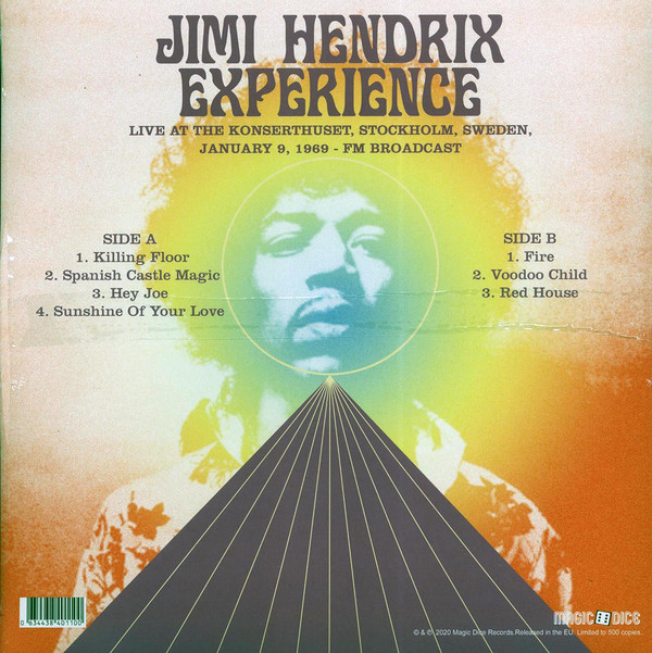 Jimi Hendrix Experience (지미헨드릭스 익스피리언스) - Live At The Konserthuset, Stockholm, Sweden, January 9, 1969 : FM Broadcast [LP] 