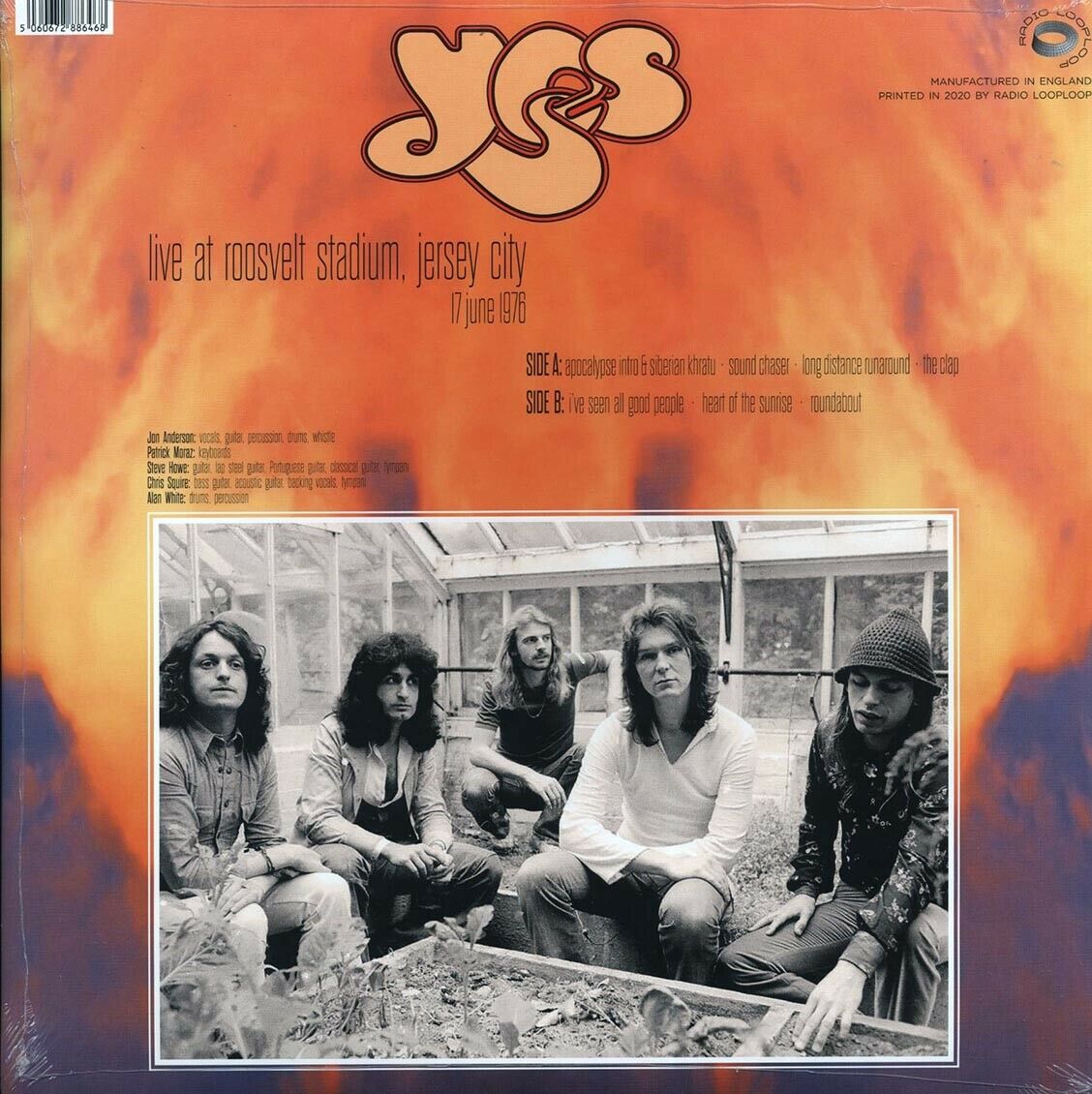 Yes (예스) - Live At Roosevelt Stadium, Jersey City, 17 June 1976 [LP] 