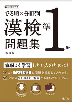 でる順x分野別漢檢問題集 準1級 新裝版