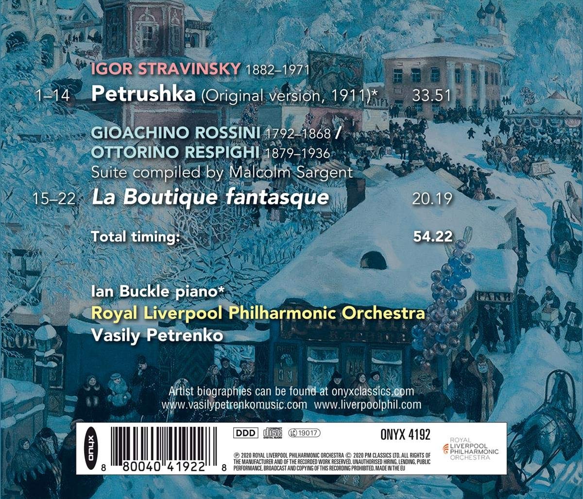 Vasily Petrenko 스트라빈스키: 페트루슈카 / 로시니-레스피기: 환상 가게 (Stravinsky: Petrushka) 