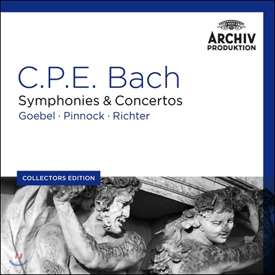 Trevor Pinnock 칼 필립 엠마누엘 바흐: 교향곡과 협주곡 (C.P.E. Bach: Hamburg Symphonies Wq.182)