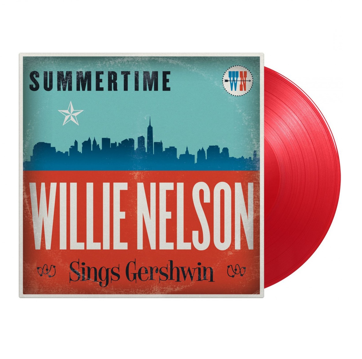 Willie Nelson (윌리 넬슨) - Summertime Willie Nelson Sings Gershwin [투명 레드 컬러 LP] 