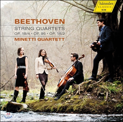 Minetti Quartet 베토벤: 현악 4중주 2번 4번 11번 (Beethoven: String Quartets op.18-4, op.95, op.18-2) 미네티 사중주단