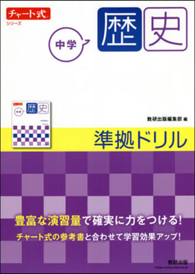 チャ-ト式シリ-ズ  中學歷史 準據ドリル