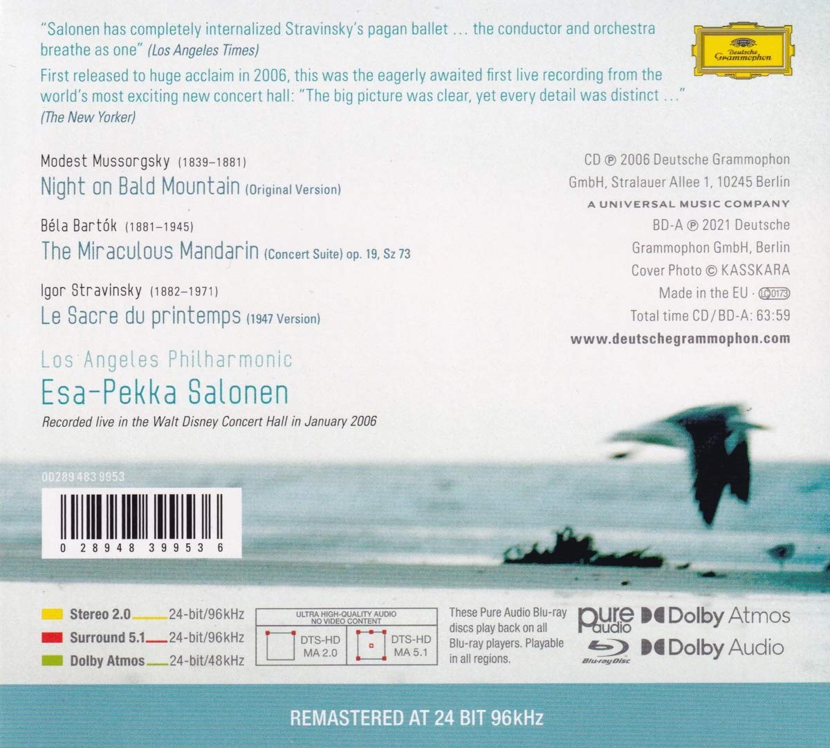 Esa-Pekka Salonen 스트라빈스키: 봄의 제전 (Stravinsky: Le Sacre du Printemps) [CD+블루레이 오디오]