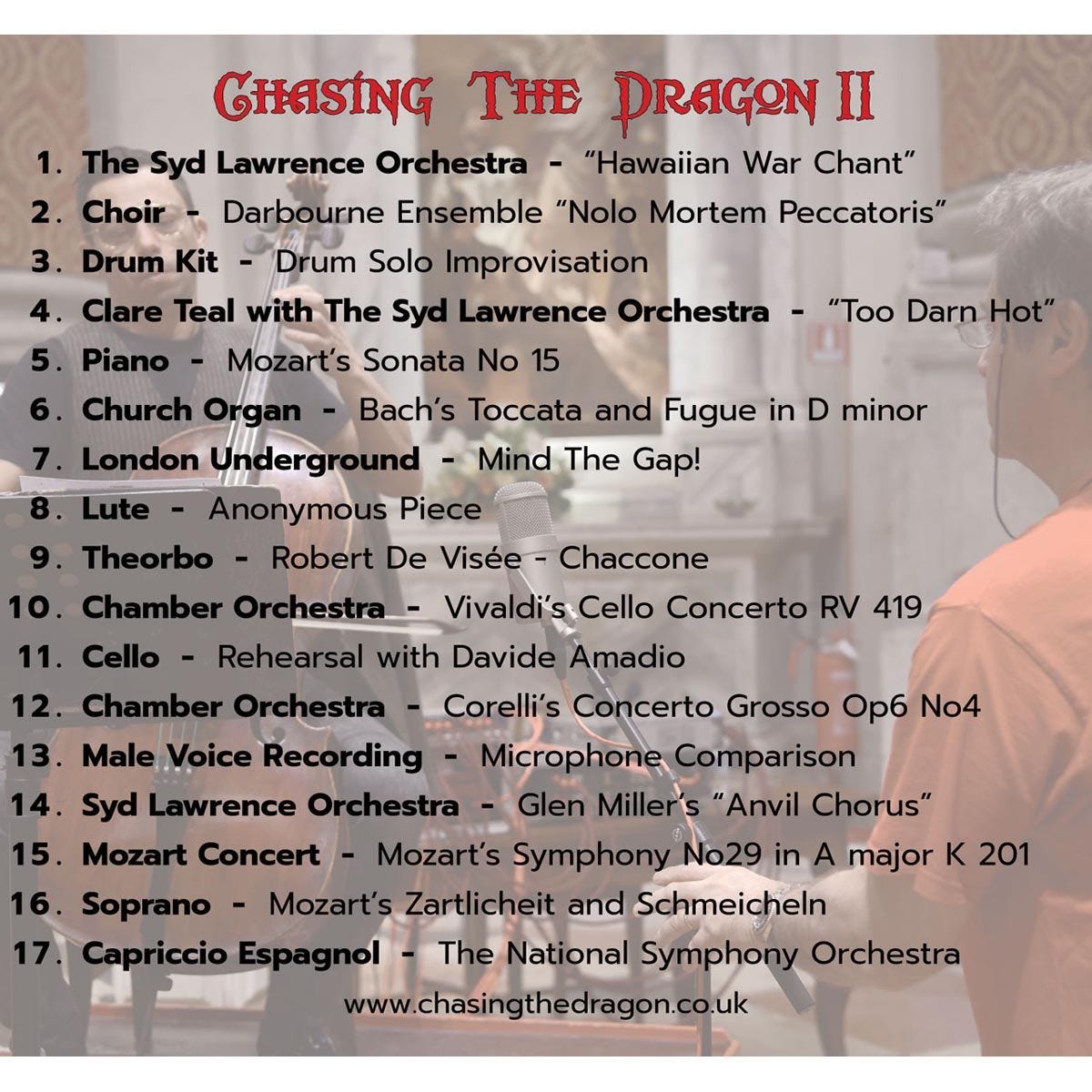 체이싱 더 드래곤 레이블 오디오파일용 데모 및 테스트 2집 (Chasing The Dragon II) 