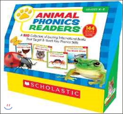 Animal Phonics Readers Class Set: A Big Collection of Exciting Informational Books That Target & Teach Key Phonics Skills