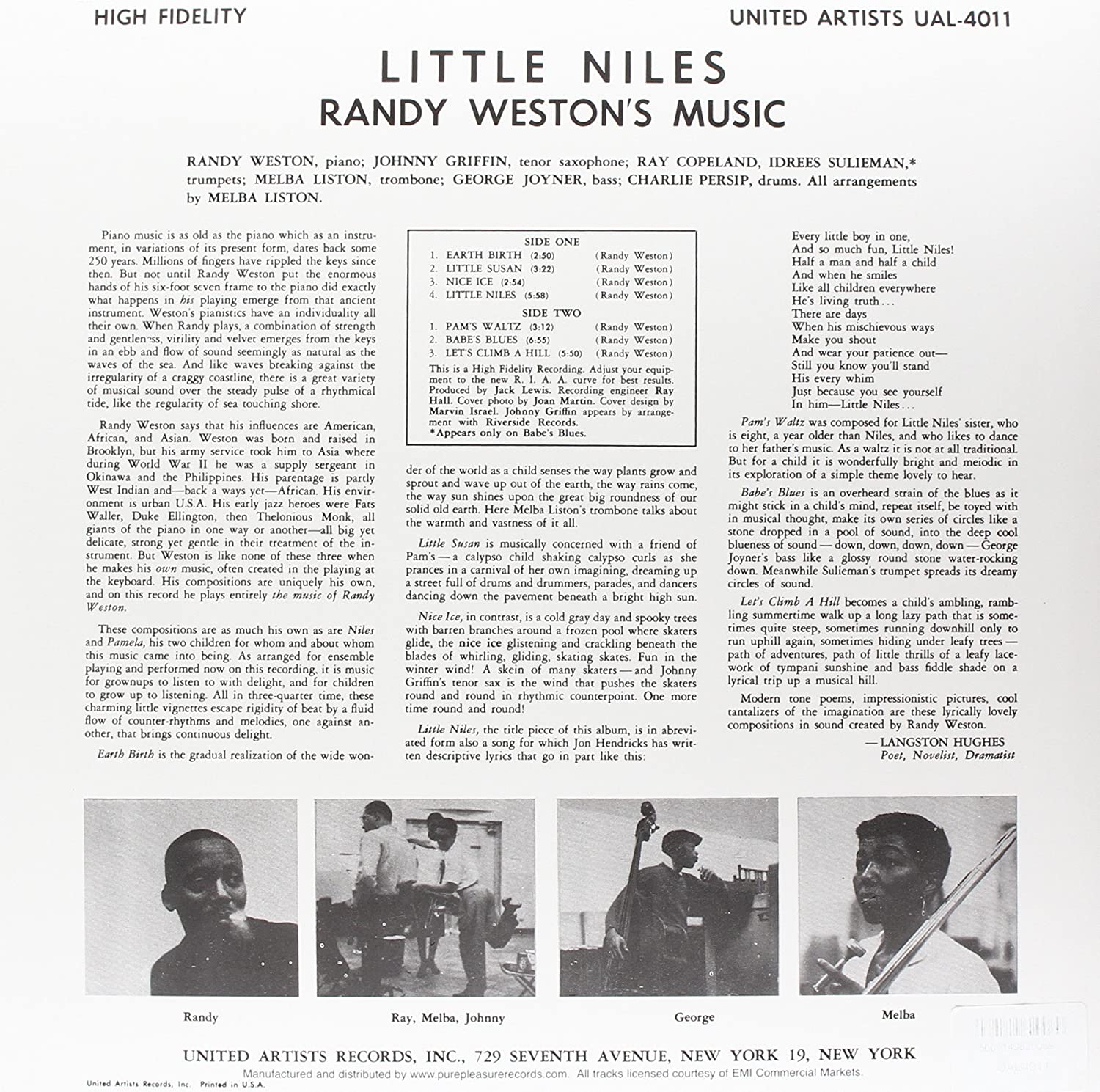 Randy Weston (랜디 웨스턴) - Little Niles [LP] 