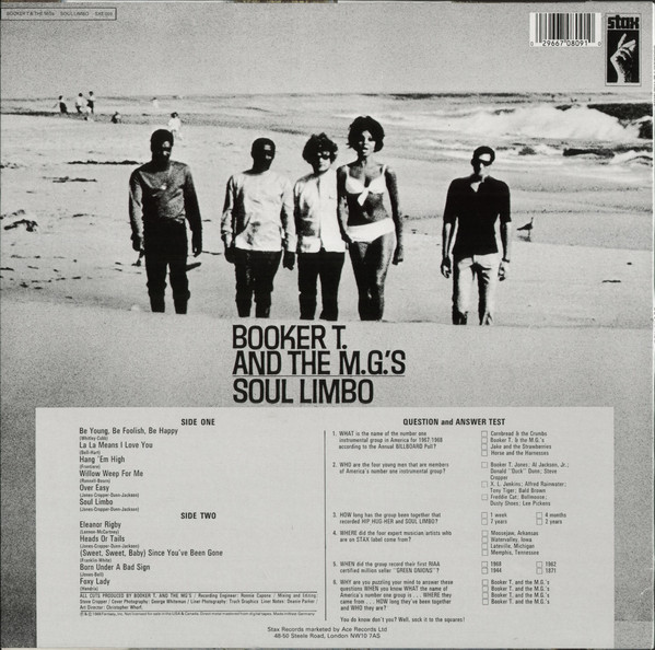 Booker T. & The MG's (부커 티 앤 더 엠지스) - Soul Limbo [LP] 