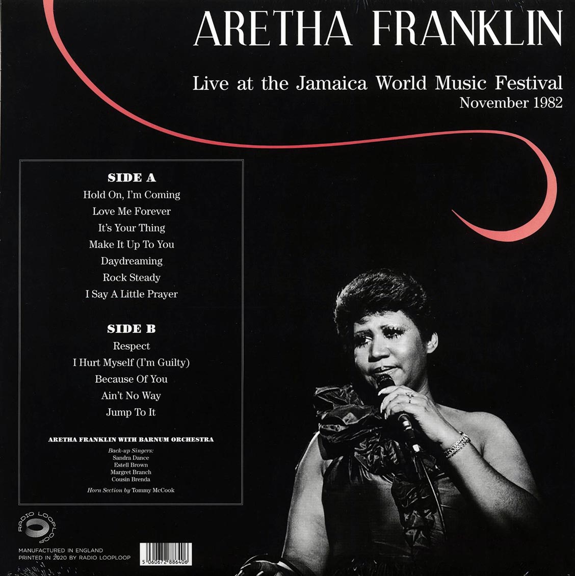 Aretha Franklin (아레사 프랭클린) - Live At The Jamaica World Music Festival November 1982 [LP] 