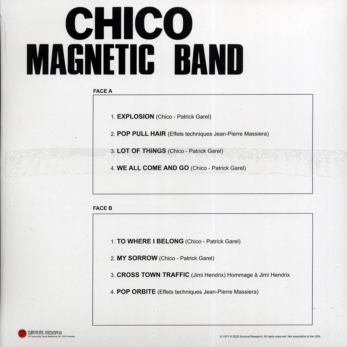 Chico Magnetic Band (시코 마그네틱 밴드) - Chico Magnetic Band [LP] 