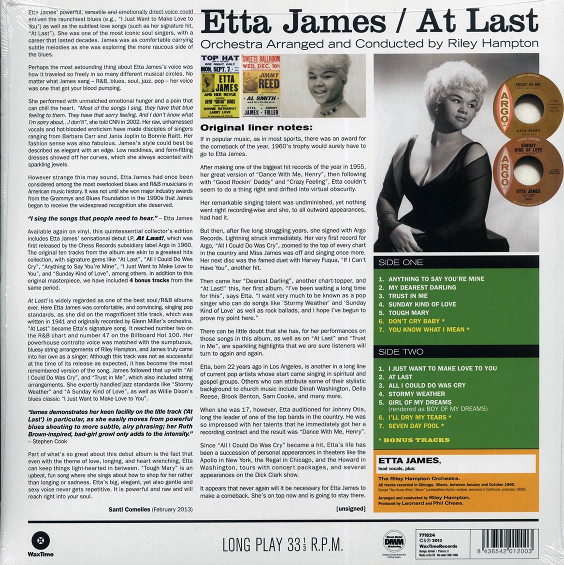 Etta James (에타 제임스) - At Last! [LP] 