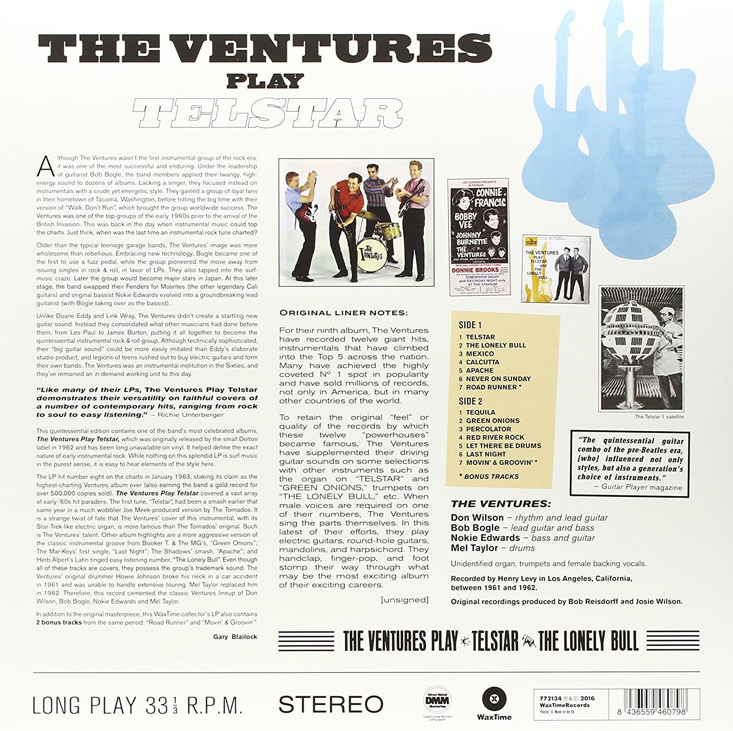 The Ventures (벤쳐스) - Play Telstar: The Lonely Bull and Others [LP]