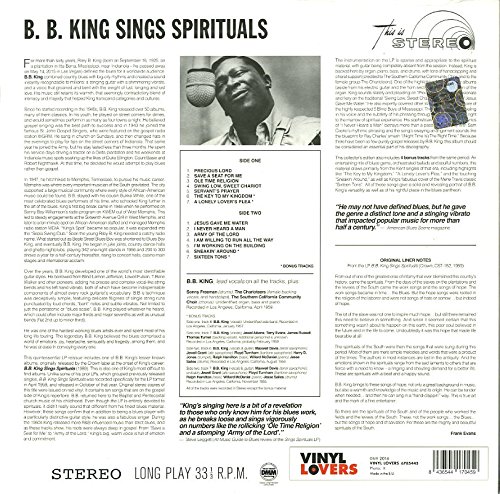 B.B. King (비비킹) - Sings Spirituals [LP]