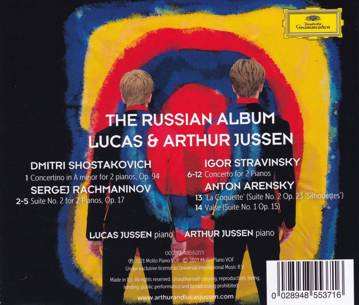 Lucas Jussen / Arthur Jussen 쇼스타코비치 / 라흐마니노프 / 스트라빈스키 / 아렌스키: 러시아 앨범 (Shostakovich / Rachmaninov / Stravinsky / Arensky: The Russian Album) 