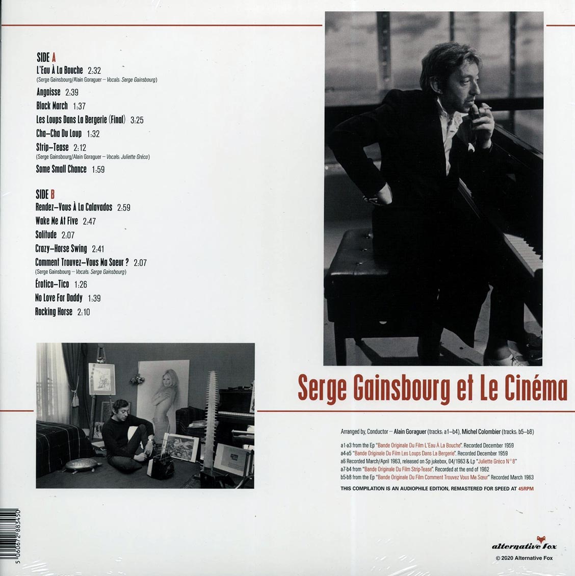 Serge Gainsbourg (세르주 갱스부르) - Et Le Cinema Import [LP] 