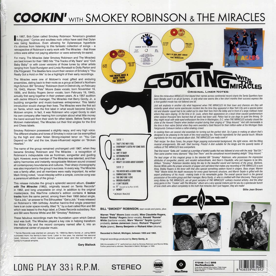 The Miracles (미라클스) - Cookin' With The Miracles [LP] 