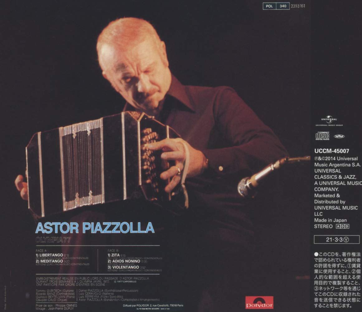 Astor Piazzolla (아스트로 피아졸라) - Olympia 77 