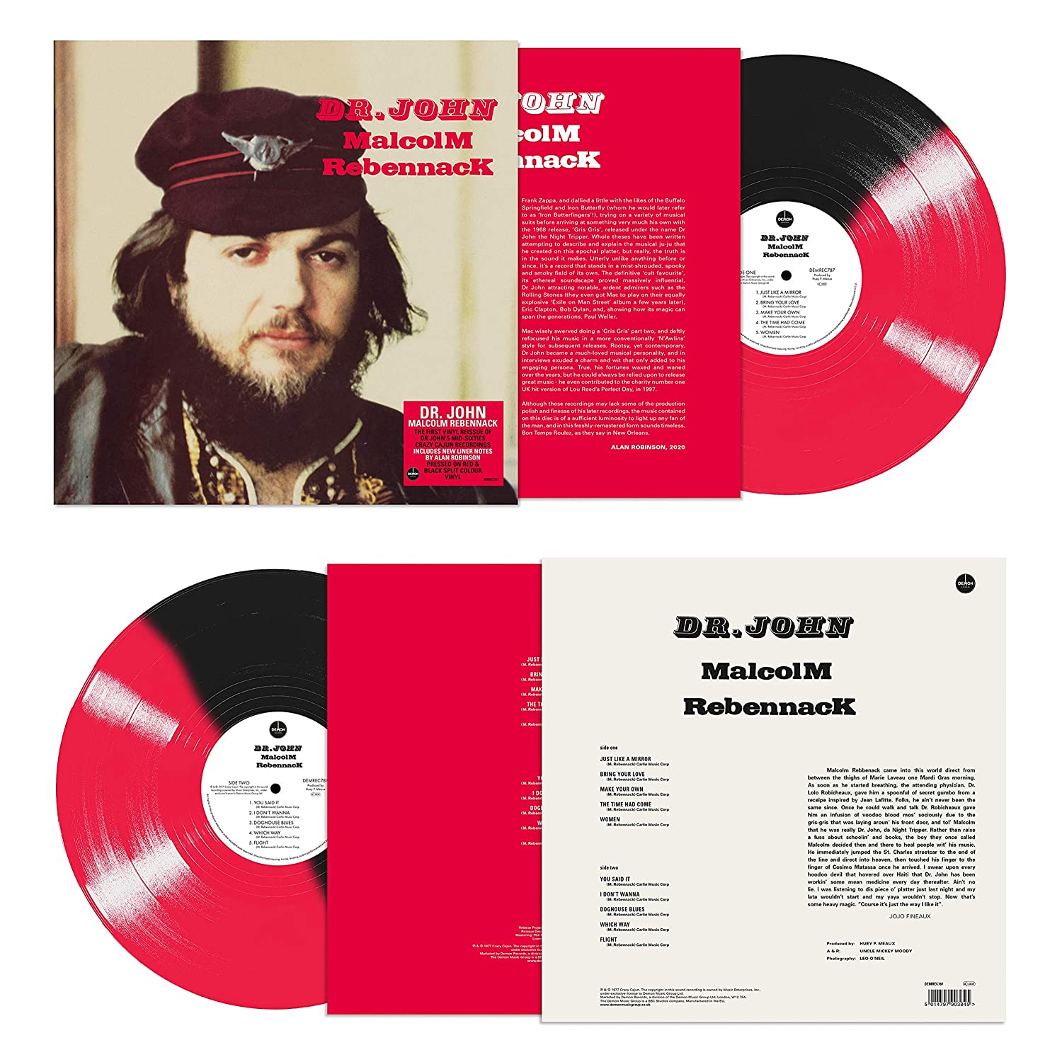 Dr. John (닥터 존) - MalcolM RebennacK [레드 & 블랙 스플릿 컬러 LP] 