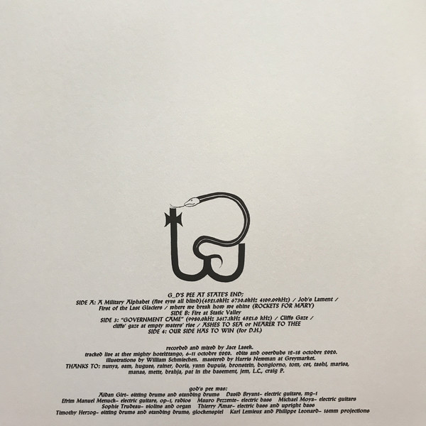 Godspeed You! Black Emperor (갓스피드 유! 블랙 엠페러) - G_d's Pee AT STATE'S END! [12인치 + 10인치 2 Vinyl] 