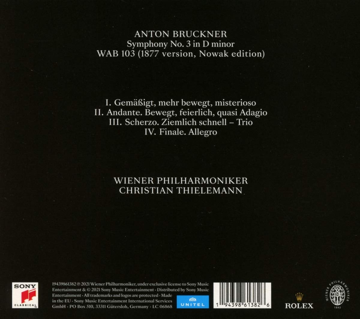Christian Thielemann 브루크너: 교향곡 3번 - 크리스티안 틸레만 (Bruckner: Symphony WAB103) 