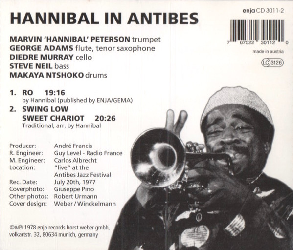 Marvin Hannibal Peterson (마빈 한니발 페터슨) - Hannibal In Antibes