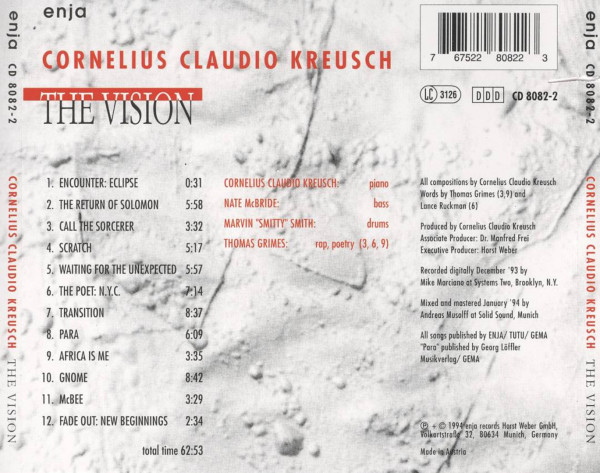 Cornelius Claudio Kreusch (코넬리우스 클라우디오 크로이쉬) - The Vision 