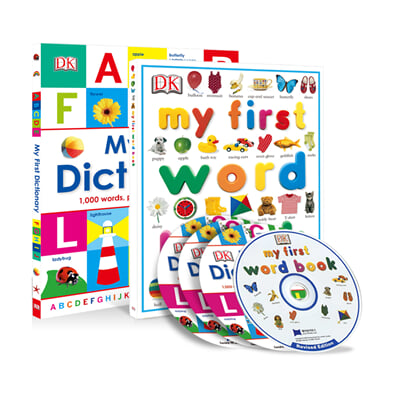 DK My First Word Book &amp; Dictionary (Saypen Edition 2종) (Hardcover 2권 + CD 4장)